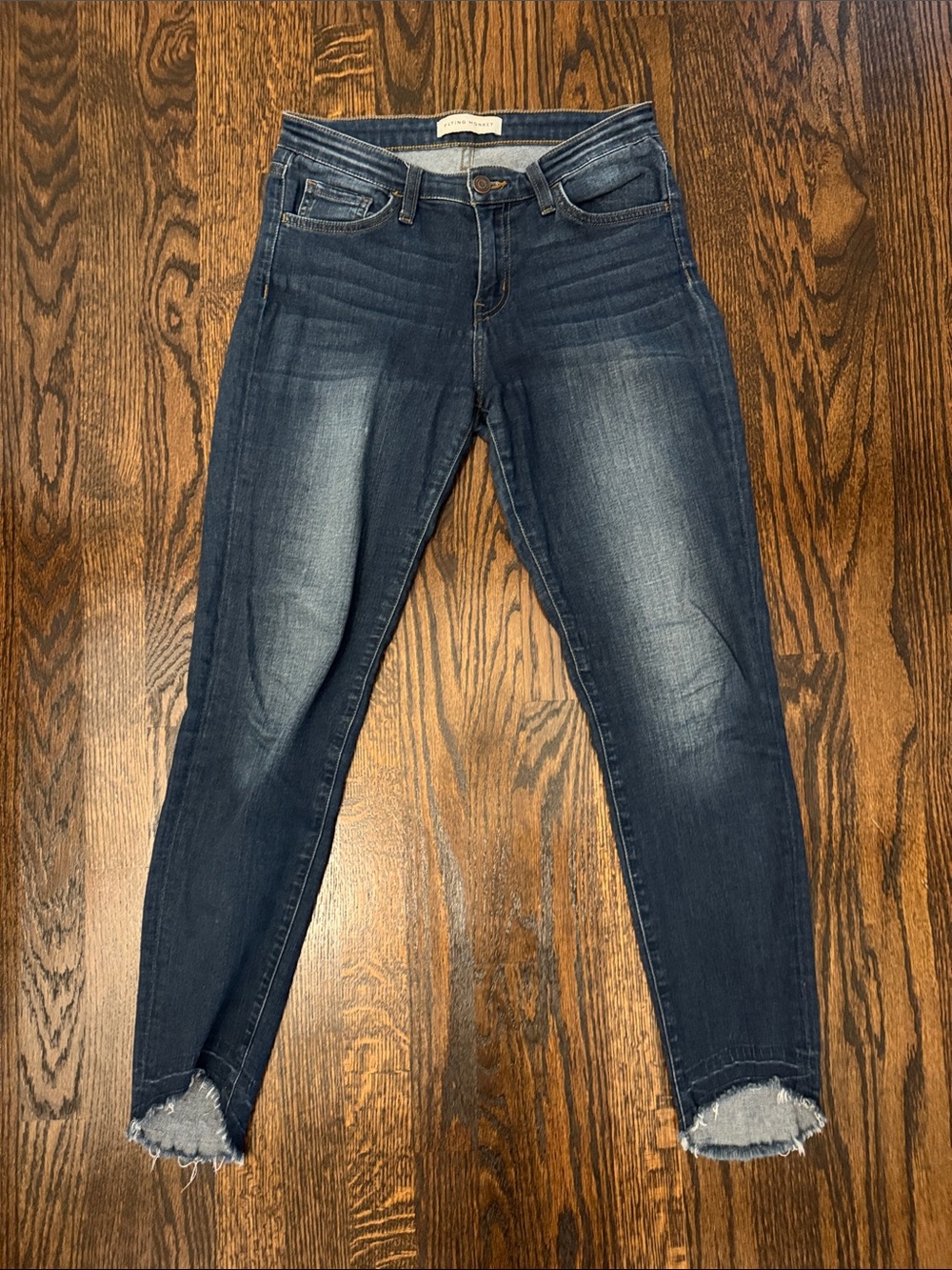 Women’s Dark Blue High-Rise Skinny Jeans - flying monkey